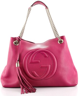 Gucci Soho Chain Strap Shoulder Bag Leather Medium