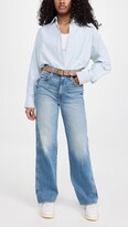 Thumbnail for your product : Amo Tricia Wide Straight Jeans