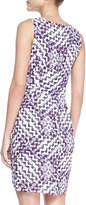 Thumbnail for your product : Rebecca Minkoff Colman Printed Wrap-Hem Dress