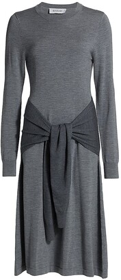Derek Lam 10 Crosby Alyssa Wool-Blend Sweaterdress
