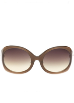 Thumbnail for your product : Linda Farrow Oversized Round Jackie-O Frame