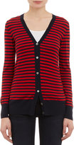 Thumbnail for your product : Barneys New York Striped V-neck Cardigan