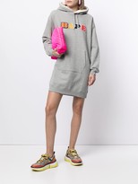 Thumbnail for your product : A Bathing Ape Logo-Patch Hoodie Dress