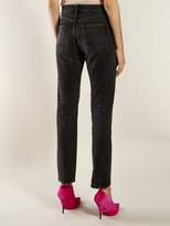 Thumbnail for your product : Balenciaga Twisted Straight Leg Jeans - Womens - Black