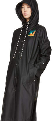 Proenza Schouler Black Hooded Raincoat