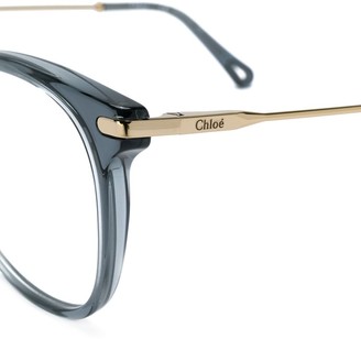 Chloé Eyewear Horn-Rimmed Eye Glasses