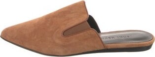 Jenni Kayne Suede Leather Trim Embellishment Mules