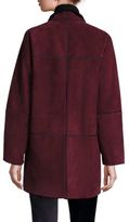Thumbnail for your product : Lafayette 148 New York Oliver Shearling Coat