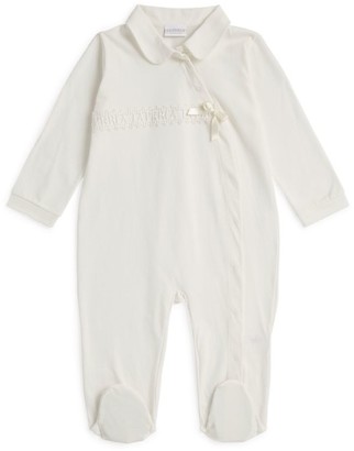La Perla Kids Logo Lace Embroidered All-In-One (1-12 Months)