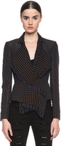 Thumbnail for your product : McQ Scarf Poly-Blend Jacket in Nero Navy