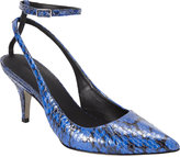 Thumbnail for your product : Alexander Wang Lera Slingback Ankle-strap Pumps