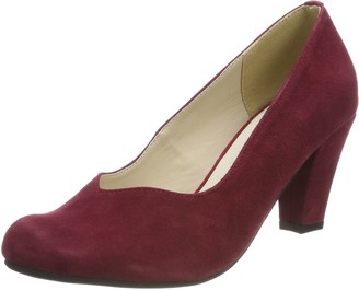 dark red heels uk