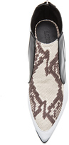 Thumbnail for your product : Rodarte Snakeskin Embossed Leather Booties