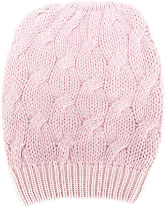 Cruciani cable knit beanie