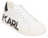 Thumbnail for your product : Karl Lagerfeld Paris Lace-Up Low Leather Sneakers
