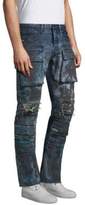 Thumbnail for your product : PRPS Demon Distressed Moto boot Fit Jeans