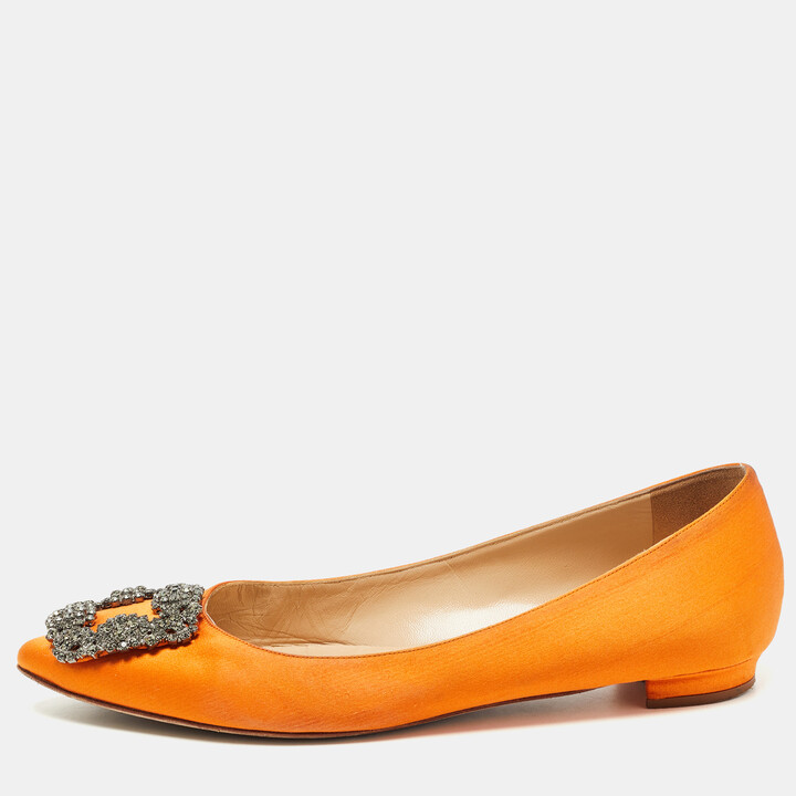 Manolo Blahnik Women's Orange Shoes | ShopStyle