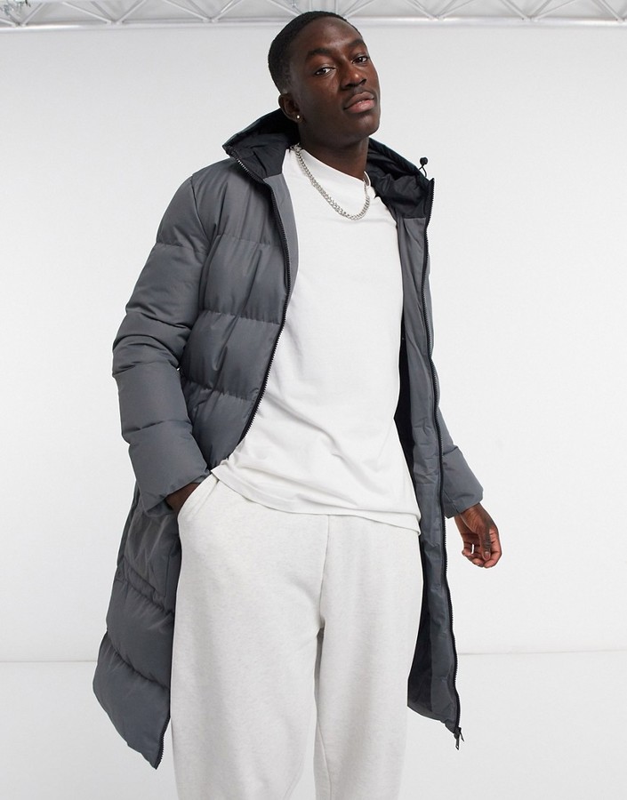 soulstar longline puffer jacket