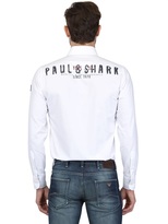 Thumbnail for your product : Paul & Shark Embroidered Cotton Oxford Shirt