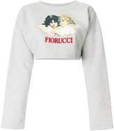 Thumbnail for your product : Fiorucci Vintage Angels crop sweatshirt