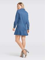 Thumbnail for your product : Draper James Chambray Tulip Shirtdress