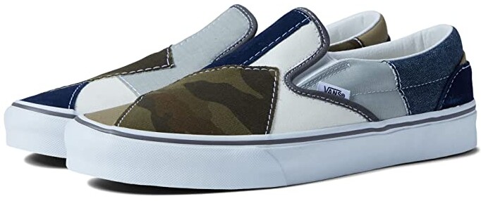 Vans Classic Leather Slip Ons | Shop the world's largest collection of  fashion | ShopStyle