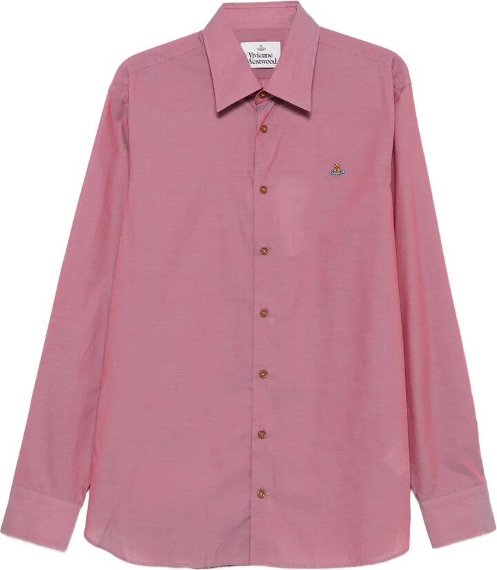 Vivienne Westwood Orb-embellished long-sleeved shirt