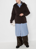Thumbnail for your product : Ganni Wrap-Front Puffer Jacket