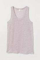 Thumbnail for your product : H&M Linen jersey vest top