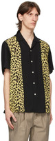 Thumbnail for your product : Wacko Maria Black and Beige Two-Tone 50s Shirt