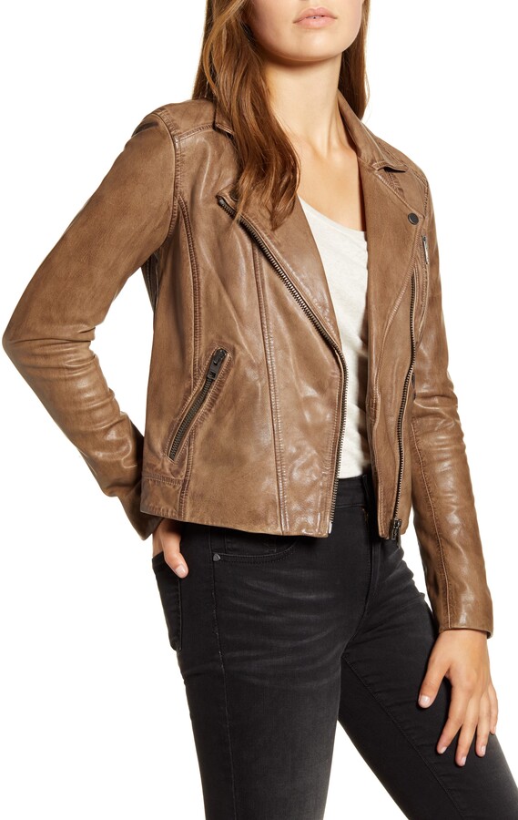 ana leather jacket lucky brand