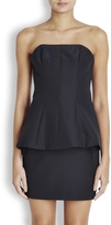 Thumbnail for your product : Finders Keepers Good Life navy crepe bustier dress