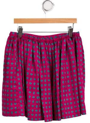 Ralph Lauren Girls' Printed Mini Skirt