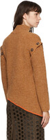 Thumbnail for your product : ANDERSSON BELL Brown Rib Detachable Sleeve Turtleneck