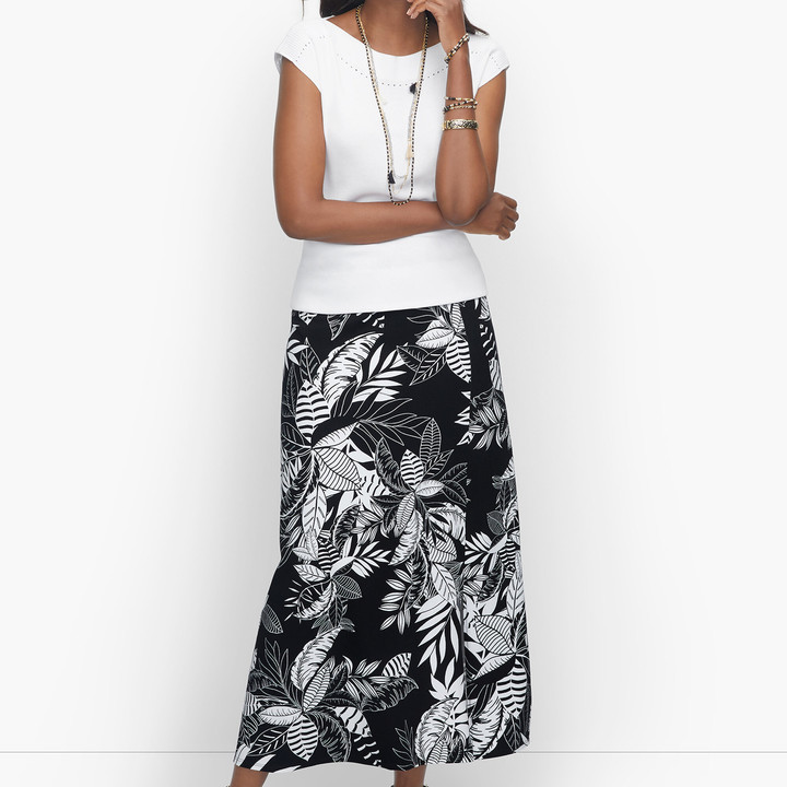 black jersey maxi skirt petite