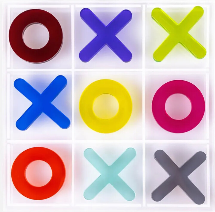 VESTA Colour-Block Tic-Tac-Toe Game