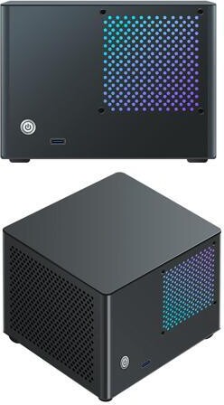 Rmatamini P99S ITX Gaming PC mini desktop 5.6L, E5-2698v3 2.3GHz, 16-Cores, 32-Threads, GeForce GTS450 2G 8GB DDR4 RAM 256G M.2 SSD 450W PSU WiFi 5...