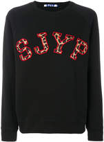 Thumbnail for your product : Sjyp embroidered logo sweatshirt