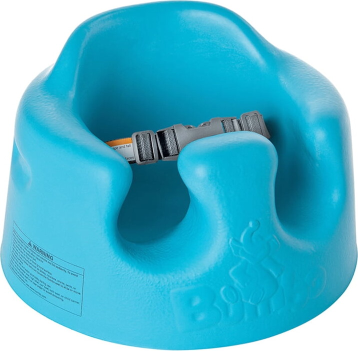 Bumbo Infant Floor Seat Baby Chair with 3-Point Harness, Blue
