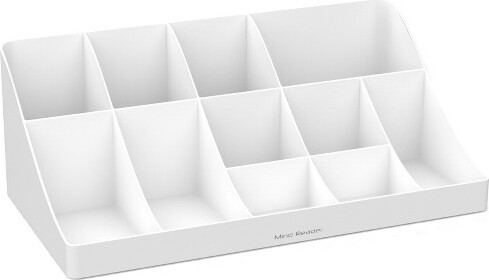 Mind Reader 6 Compartment Upright Breakroom Coffee Condiment And Cup  Storage Organizer : Target
