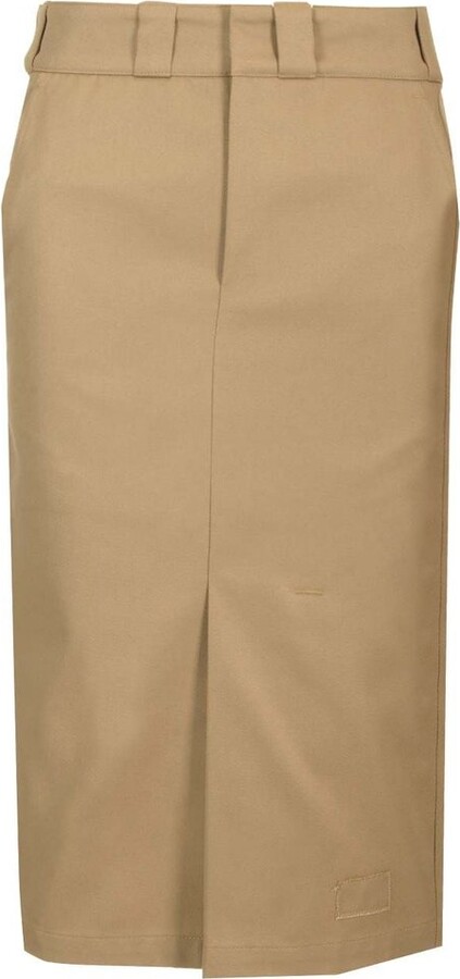 Maison Margiela Skater Chino Midi Skirt