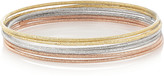 Thumbnail for your product : Carolina Bucci Set of six 18-karat gold bracelets