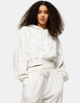 Thumbnail for your product : Topshop towelling trackies in white
