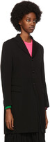 Thumbnail for your product : Comme des Garcons Black Wool Vented Coat