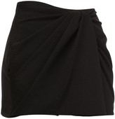 Thumbnail for your product : Valentino Knot Draping Stretch Cady Mini Skort