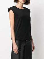 Thumbnail for your product : FEDERICA TOSI Padded-Shoulder Sleeveless Top