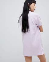 Thumbnail for your product : Pull&Bear rugby dress in colourblock lilac