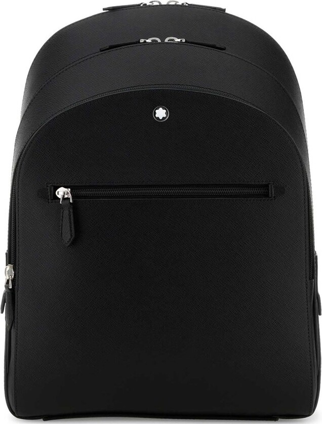 Montblanc Logo Plaque Zipped Backpack
