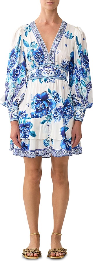 Camilla Silk Frill Dress
