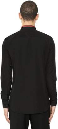 Givenchy Iconic Collar Band Cotton Poplin Shirt